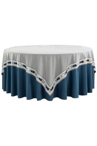 Online ordering round table cover fashion design high-end wedding banquet tablecloth tablecloth specialty store 120CM, 140CM, 150CM, 160CM, 180CM, 200CM, 220CM, SKTBC053 detail view-1